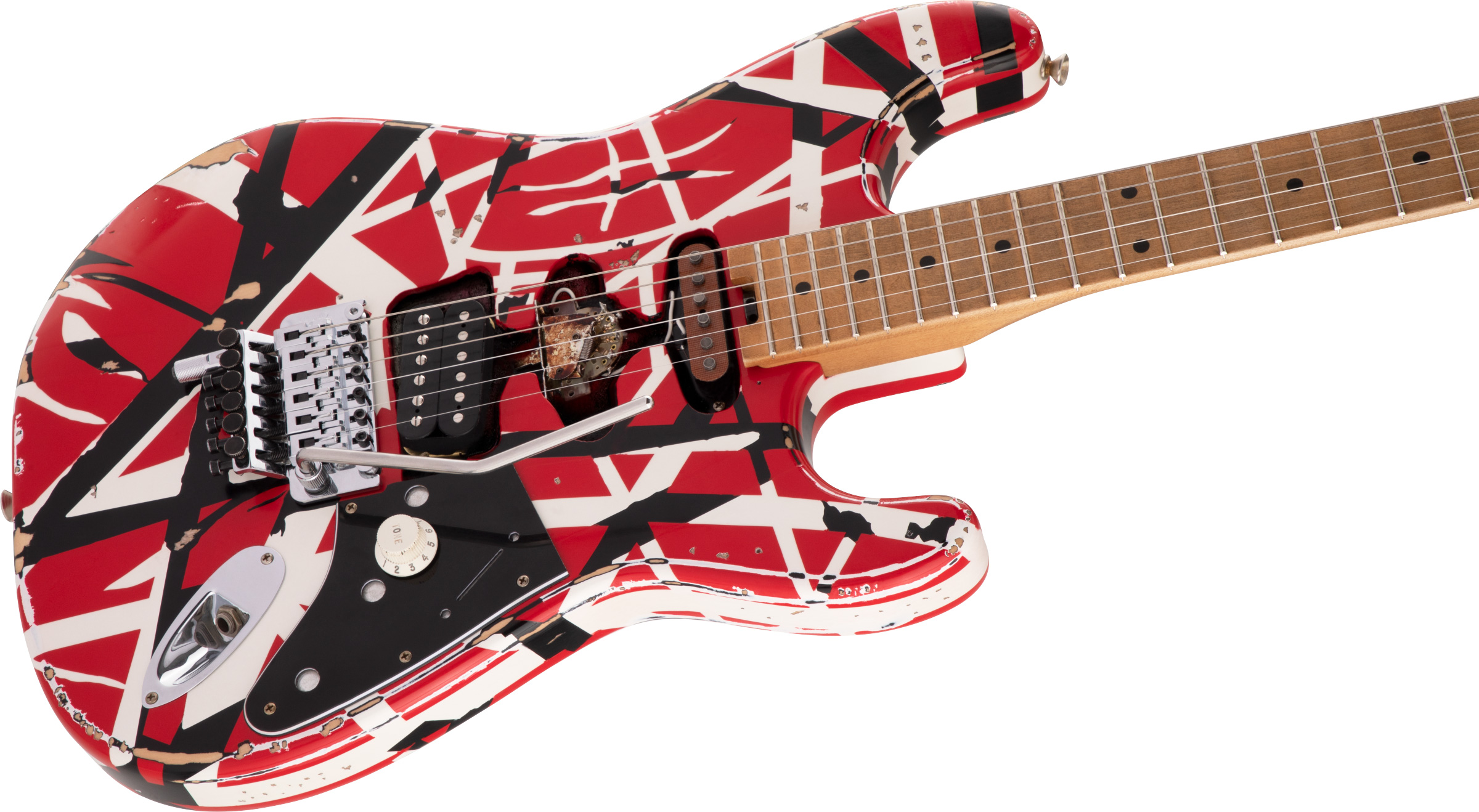 EVH STRIPED FRANKIE R/B/W REL.